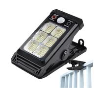 Solar-Powered Garden Lights - Motion Sensor Outdoor Lamps, 1200mAh Battery Clip-On Design, Waterproof LED Security Lighting for Walkway Pathway Balcony Patio, Landscape Accent Light