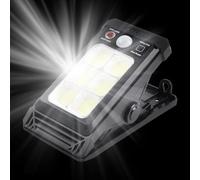 Solar-Powered Garden Lights - Motion Sensor Outdoor Lamps, 1200mAh Battery Clip-On Design, Waterproof LED Security Lighting for Walkway Pathway Balcony Patio, Landscape Accent Light