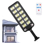 Solar Powered Street Light | LED Parking Lot Lights | Outdoor Lighting Device for Garden Patio Backyard Courtyard Lawn Park