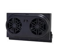 Solar Powered Window Exhaust Fan - 5000 RPM USB Powered Vehicle Radiator | Solar Exhaust Fan | Air Vent Ventilation For Truck Window, Summer Driving, Road Trip, Air Circulation