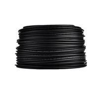 Solar PV Cable Wire 4/6/10mm² 12/10/8AWG Tinned Copper Double XLPO Insulation 50M/100M(100Meters Black)