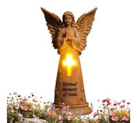 Solar Résine Résistante Aux UV Mémorial Lumineux Jardin