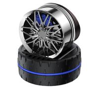 Solar Rotating Car Air Freshener - Alloy Dashboard Perfume Diffuser Solar Powered Wheel Ornament 170g | Universal Car Interior Decor, Long-Lasting Fragrance Center Console Accessory