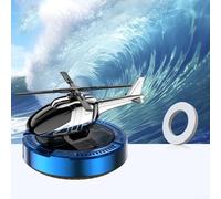 Solar Rotating Helicopter Car Diffuser ABS Scent(Blue - Profound)