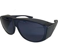 Solar Shield Fits-Over SS Polycarbonate II Smoke Sunglasses