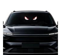 Solar Spooky Eye LED Car Light, USB C Rechargeable Suction Cup Decoration | Wireless Spooky Eyes with Breathing Effects Suction Cup Mounting and Dual Charging for Custom Vehicle Interior Displays