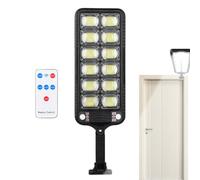 Solar Street Light - Motion Sensor LED Lamp | Waterproof Outdoor Garden Light | Solar Patio Backyard Courtyard Lawn Parking Lot Illumination | Dual-Sensor COB- Security Lighting For Streets