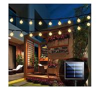 Solar String Garden Lights, boule de cristal étanche LED Fairy Lights, 8 modèles lumières solaires extérieures, maison, jardin, fête, éclairage de décoration de vacances (3 XLED)