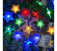 Solar String Lights,12 m 100 LED String Lights Christmas Star IP65 Waterproof 8 Modes Decoration Light for Garden,Terrace,Patio,Yard,Home,Bedroom,Christmas,Wedding,Party.[X12]