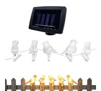 Solar String Lights with Clips, LED Outdoor Solar Powered Lighting System, Garden Fence Hanging Decorative Light Kit, Waterproof Yard String Lights for Patio Backyard Pathway Use