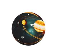 Solar System Jupiter Saturne Lot de 10 ou 24 cartes parfumées rondes à suspendre Lavande pour décoration de voiture et d'intérieur