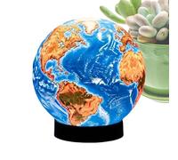 Solar System Light, Astronomy Desk Lamp, 6.69x5.91x5.91 inches Planetary Themed Lighting Decoration, Colorful LED Light, Ideal for Nursery, Science Classroom, Home Theater, Sensory Room