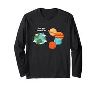 Solar-System No Life Earth VS Planètes Space Galaxy Cosmos Manche Longue