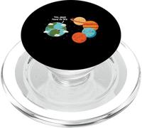 Solar-System No Life Earth VS Planètes Space Galaxy Cosmos PopSockets PopGrip pour MagSafe
