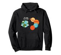 Solar-System No Life Earth VS Planètes Space Galaxy Cosmos Sweat à Capuche
