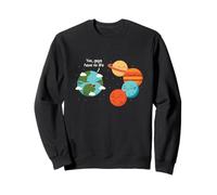 Solar-System No Life Earth VS Planètes Space Galaxy Cosmos Sweatshirt
