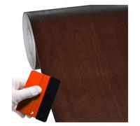 SOLAR SYSTEMS - Film Autocollant pour Meubles, Stickers, Revêtement Meuble de Cuisine, Meuble Chambre, Décoration, Deco Bureau - Bricolage - Épais et Texturé - 60x500cm, Motif : Chêne Rouge