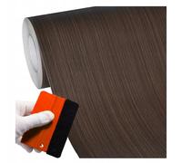 Solar Systems - Film Autocollant pour Meubles, Stickers, Revêtement Meuble de Cuisine, Meuble Chambre, Décoration, Deco Bureau - Bricolage - Épais et Texturé - 60x300cm, Motif : Chêne Caramel