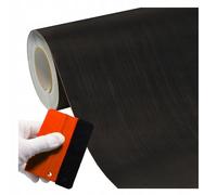 SOLAR SYSTEMS - Film Autocollant pour Meubles, Stickers, Revêtement Meuble de Cuisine, Meuble Chambre, Décoration, Deco Bureau - Bricolage - Épais et Texturé - 122x200cm, Motif : Chêne Foncé