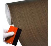 Solar Systems - Film Autocollant pour Meubles, Stickers, Revêtement Meuble de Cuisine, Meuble Chambre, Décoration, Deco Bureau - Bricolage - Épais et Texturé - 60x400cm, Motif : Chêne Caramel