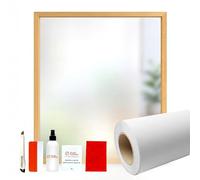 Solar Systems - Film pour Fenêtre White Matt 100x105cm | Film Anti-Windows Protection avec kit d'assemblage pour Bureau, Salle de Bain, garantit la discrétion