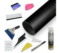 SOLAR SYSTEMS - Film Teinté Voiture - avec Un Kit de Montage de 10 Pièces, Une Protection Solaire et Un Revêtement Résistant aux Rayures - Panthera 295c 95% Noir 76x500cm