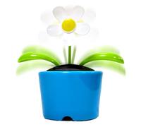 Solar Toys, Swinging Flower Figurines, 4.53x4.33in Weather Resistant Car Dashboard Decor, Funny Dancing Ornament, Portable Table Accessory for Living Room, Bedroom, Outdoor