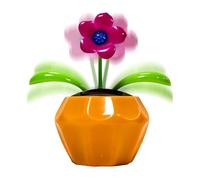 Solar Toys, Swinging Flower Figurines, 4.53x4.33in Weather Resistant Car Dashboard Decor, Funny Dancing Ornament, Portable Table Accessory for Living Room, Bedroom, Outdoor