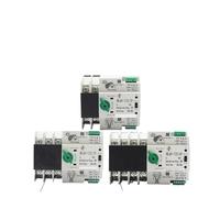 Solar Type 63A 100A 125A 2P 4P ATS Dual Power Automatic Transfer Switch for PV and inverter Din Rail AUOQKQUT(20A,3P)