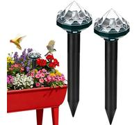 Solar Ultrasonic Animal Control, 2 Pieces Solar Powered Ultrasonic Stake Device for Garden Yard Lawn Backyard Farm Camping, Outdoor Animal Category for Home Patio Plant