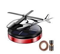 Solar Vehicle Fresh, Helicopter Diffuser, 4.13x3.35x2.36 inches Aromatherapy Perfume Device, Natural Vital Oils, spin Fragrance Design, Perfect for Interior Scenting, Daily Driving