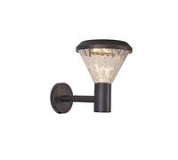 Solar Wall Lamp Fixture Led Aluminum Outdoor Wall Light,Round Outdoor Wall Sconce, Ip54 Waterproof Porch Lights, Modern Patio Lights For House Entryway Doorway/20 * 25Cm