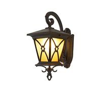 Solar Wall Lamp,Ip65 Waterproof Wall Light Outdoor Wall Sconce Vintage American Style Creative Outdoor Wall Mounted Lights For Wall, Garage, Front Porch,Fence, Yard