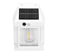 Solar Wall Lights - ABS 17x12x6cm, Motion Sensor Lights, Outdoor LED | Waterproof Lamp, Fence Lighting, Patio, Garden, Yard, Built-In Solar Panel, Auto On/Off, Energy Saving