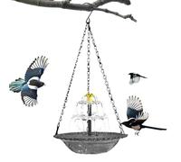 Solar Water Fountain - Large Weatherproof Outdoor Bird Bath Fountain | Solar Powered Hanging Birdbath For Garden, Backyard, Patio, Lawn, Pond, Pool, Attracting Hummingbirds And Finches