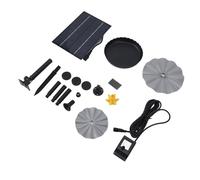 Solar Water Pump Kit 4W | 200L / H Flow & 150cm Spray Height for Bird Bath/Garden Pond/Fish | Efficient Outdoor Fountain Pump with 12 Accessories