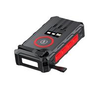 Solar Wireless Power-Bank, Hand Crank with LED Light, Foldable Portable Charger, SOS Alarm and Compass for Hiking, Cycling, Camping, Outdoor Emergencies, 6.54x3.35x1.38 inches