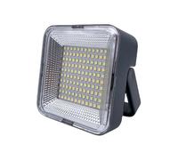 Solar Work Light, Rechargeable LED Flashlight, Portable Camping Light
