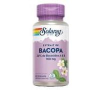Solaray Bacopa 60 Capsules Végétales - Boîte 60 capsules