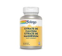 Solaray Calcium + Magnésium + Vitamine D 90 capsules végétales