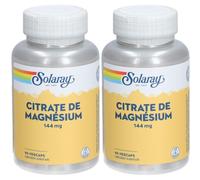 Solaray Citrate de Magnésium 144 mg Capsule(S) 2x90 pc(s)