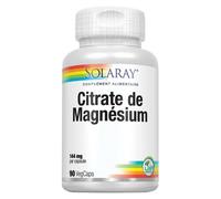 Solaray Citrate de Magnésium 144mg | 90 VegCaps