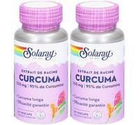 SOLARAY Extrait de Racine Curcuma Capsule(S) 2x60 pc(s)