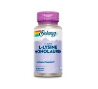 Solaray L-Lysine Monolaurin 60 gélules végétales - Complément alimentaire pour le système immunitaire, fonction cognitive et articulaire - 500 mg par gélule
