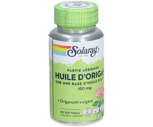 SOLARAY® Partie aérienne - Huile d'origan sur une base d'huile d'olive 150 mg Capsule(S) 60 pc(s)