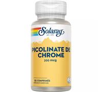 Solaray Picolinate De Chrome 200µg 50 Comprimés