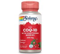 Solaray Complément alimentaire Pure CoQ10 200 mg – soutien mitochondrial – 30 gélules végétales