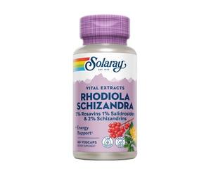 Solaray Rhodiola Schizandra 500mg 60caps