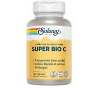 Solaray Complément Super Bio C – Formule tamponnée (non acide) – 100 capsules végétales