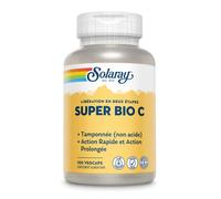 Solaray Complément Super Bio C – Formule tamponnée (non acide) – 100 capsules végétales